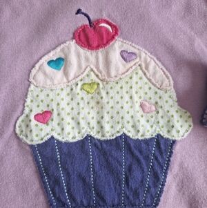 Carters Vintage Cupcake Shirt Long Sleeves